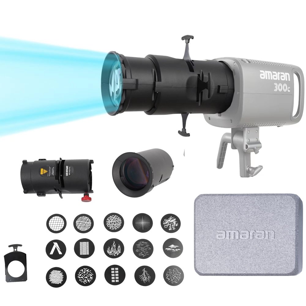 Aputure Amaran Spotlight SE 19 36 Projection Lens Modifier for Amaran 300c,Amaran 150c,Amaran 200xS and Other Bowens Mount Lights (19 Lens Kit)