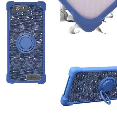 Case for Danew Konnect 601 QHD Folio Case Compatible with Danew Konnect 601 QHD Folio Phone Case PC backplane + Silicone Soft Frame Cover [360 Metal Ring, Magnetic Car Mount] TZZH-LAN