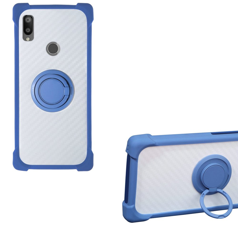 Case for Gigaset GS190 Case Compatible with Gigaset GS190 Phone Case PC backplane + Silicone Soft Frame Cover [360 Metal Ring, Magnetic Car Mount] CSKB-LAN