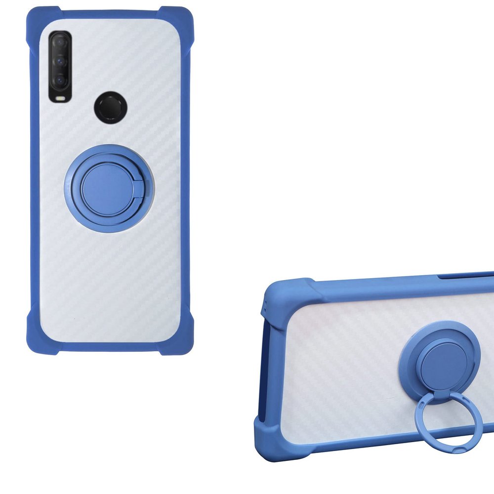 ESSENTIELB HEYou 60 Case Compatible with ESSENTIELB HEYou 60 Phone Case PC backplane + Silicone Soft Frame Cover [360 Metal Ring, Magnetic Car Mount] CSKB-LAN