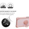 Case for Gigaset GS290 Case Compatible with Gigaset GS290 Phone Case PC backplane + Silicone Soft Frame Cover [360 Metal Ring, Magnetic Car Mount] CSKB-Fen view 3