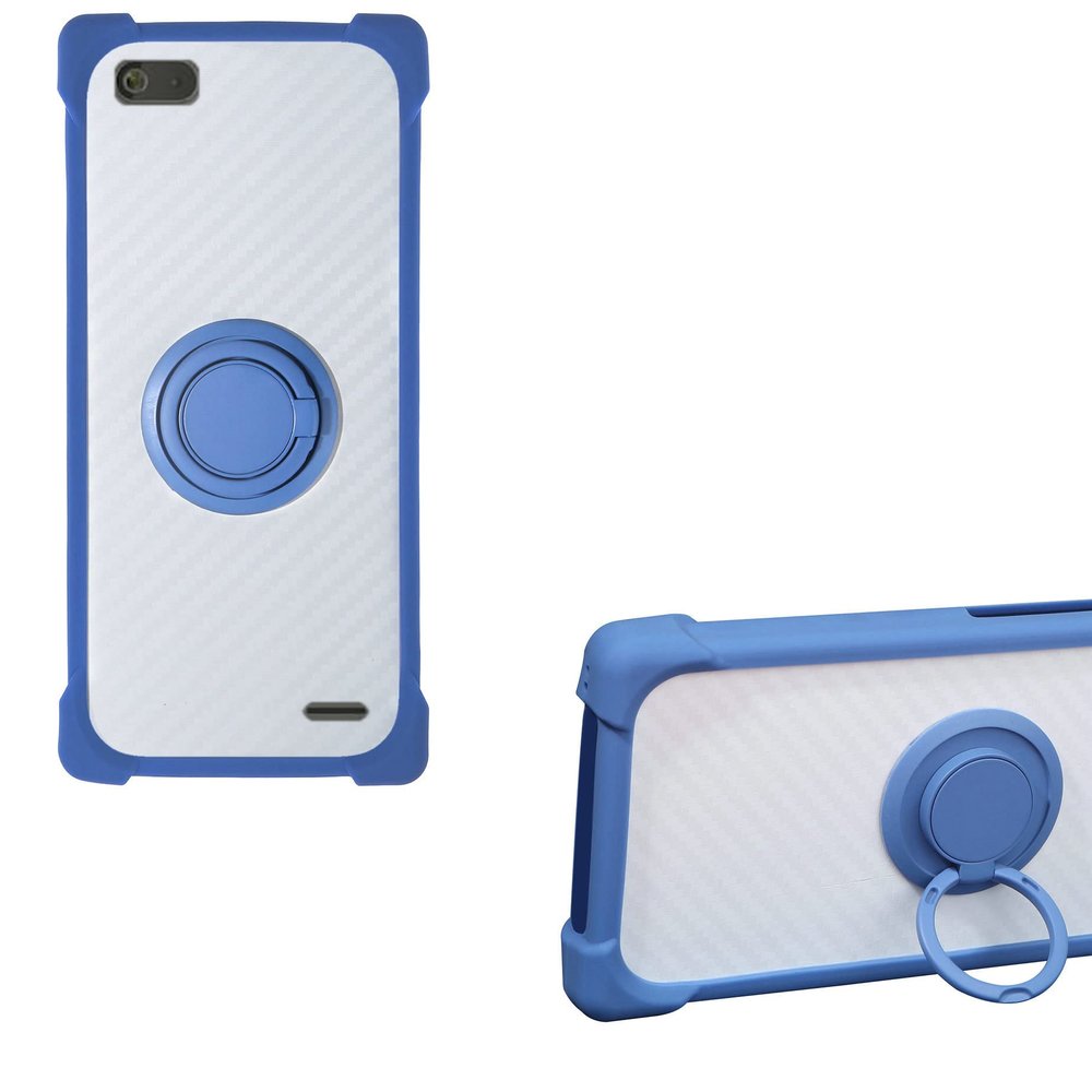 Case for Gigaset GS100 Case Compatible with Gigaset GS100 Phone Case PC backplane + Silicone Soft Frame Cover [360 Metal Ring, Magnetic Car Mount] CSKB-LAN