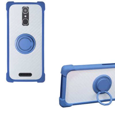 Case for Gigaset GS170 Case Compatible with Gigaset GS170 Phone Case PC backplane + Silicone Soft Frame Cover [360 Metal Ring, Magnetic Car Mount] CSKB-LAN