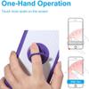 Case for Gigaset GS4 Senior Case Compatible with Gigaset GS4 Senior Phone Case PC backplane + Silicone Soft Frame Cover [360 Metal Ring, Magnetic Car Mount] CSKB-ZI view 4
