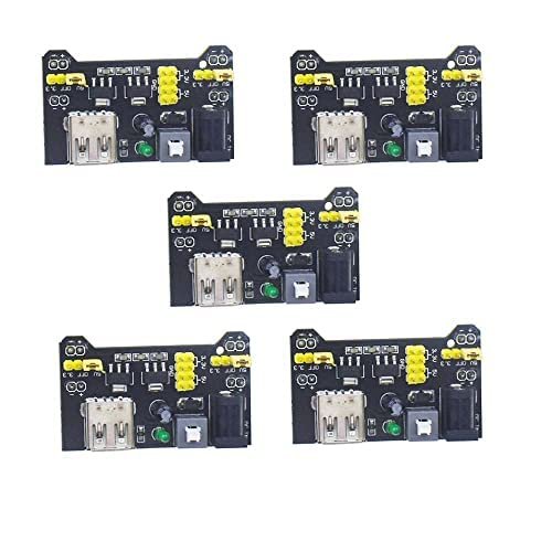 5PCS MB102 3.3V 5V Power Supply Module for Board Solderless
