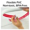 3.28ft Self Adhesive Wire Hider Cable Protector, Over Floor Cord Cover, PVC Cable Raceway Wire Organizer To Protect Wires, Cable Cover For Home Garage Office Outdoor Settings Warehouse, Paintable ( Co view 3