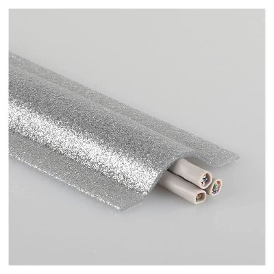 3 Meter Floor Cable Bridge Self-adhesive Cable Duct Floor Flat Floor Cable Protection, Floor Cable Duct Floor Cable Cover, Wire Cover, Floor Cable Duct, Protects Cables And Prevents Trip Hazards ( Col