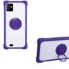 Case for Myphone Fun 9 Case Compatible with Myphone Fun 9 Phone Case PC backplane + Silicone Soft Frame Cover [360 Metal Ring, Magnetic Car Mount] CSKB-ZI view 1