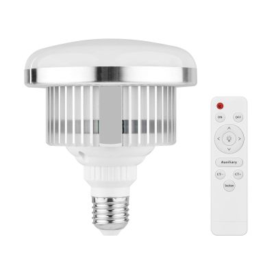Namolit 45W E27 LED Video Light Bulb Bi-Color 3000K-6000K with Remote Control Wide Voltage AC110~235V for Studio Portrait Photography Home Lighting