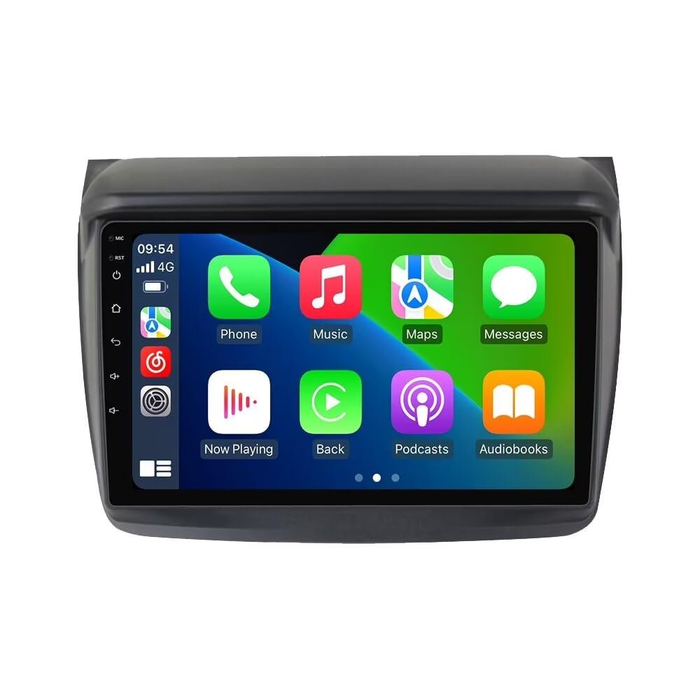 Android Radio Stereo for Mitsubishi L200 2008-2016, Biorunn 9 Inch Octa Core GPS Navi Wireless Wired Car-Play Android Auto Touch Head Unit IPS FM AM RDS DSP 2GB RAM 32GB ROM