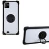 Case for Myphone Fun 9 Case Compatible with Myphone Fun 9 Phone Case PC backplane + Silicone Soft Frame Cover [360 Metal Ring, Magnetic Car Mount] CSKB-HEI view 1