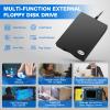 Chuanganzhuo Floppy Disk Reader 3.5 inch External USB Floppy Disk Drive Floppy Disc Reader for PC Laptop Windows 11/10 (Frosted Texture, 3.5 Inch) view 3