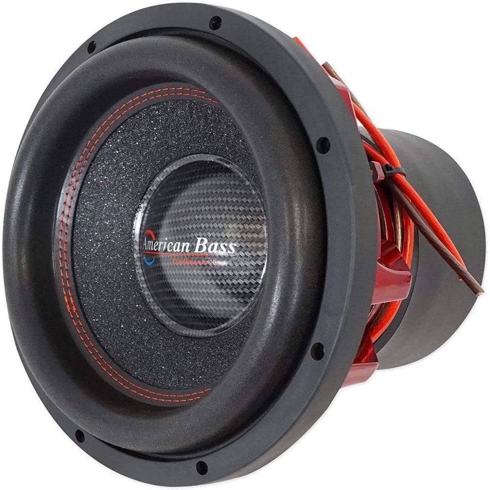 Amercan Bass Hawk 1244 12" 3000w Peak/1500w RMS Car Subwoofer w/Cooling Ring