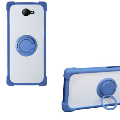 Case for Spc Apolo Case Compatible with Spc Apolo Phone Case PC backplane + Silicone Soft Frame Cover [360 Metal Ring, Magnetic Car Mount] CSKB-LAN