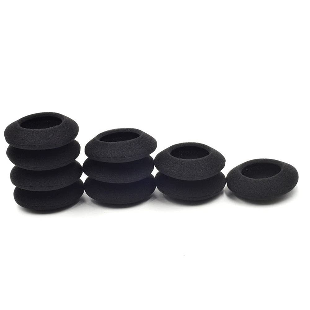 10PCS Black Foam Cushion Ear Pads Replacement Parts for Plantronics Audio 310 470 478 628 626 Headphone