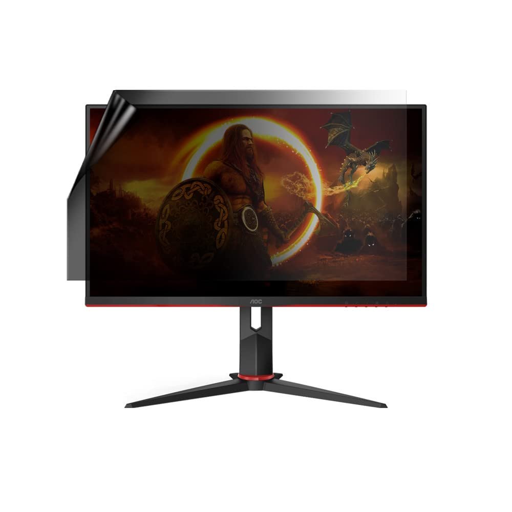 celicious Privacy Lite 2-Way Anti-Glare Anti-Spy Filter Screen Protector Film Compatible with AOC Monitor 27 27G2