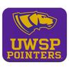 University of Wisconsin-Stevens Point Pointers Logo Low Profile Thin Mouse Pad Mousepad view 1