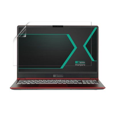 celicious Silk Mild Anti-Glare Screen Protector Film Compatible with Tuxedo Manjaro InfinityBook Pro 15 [Pack of 2]