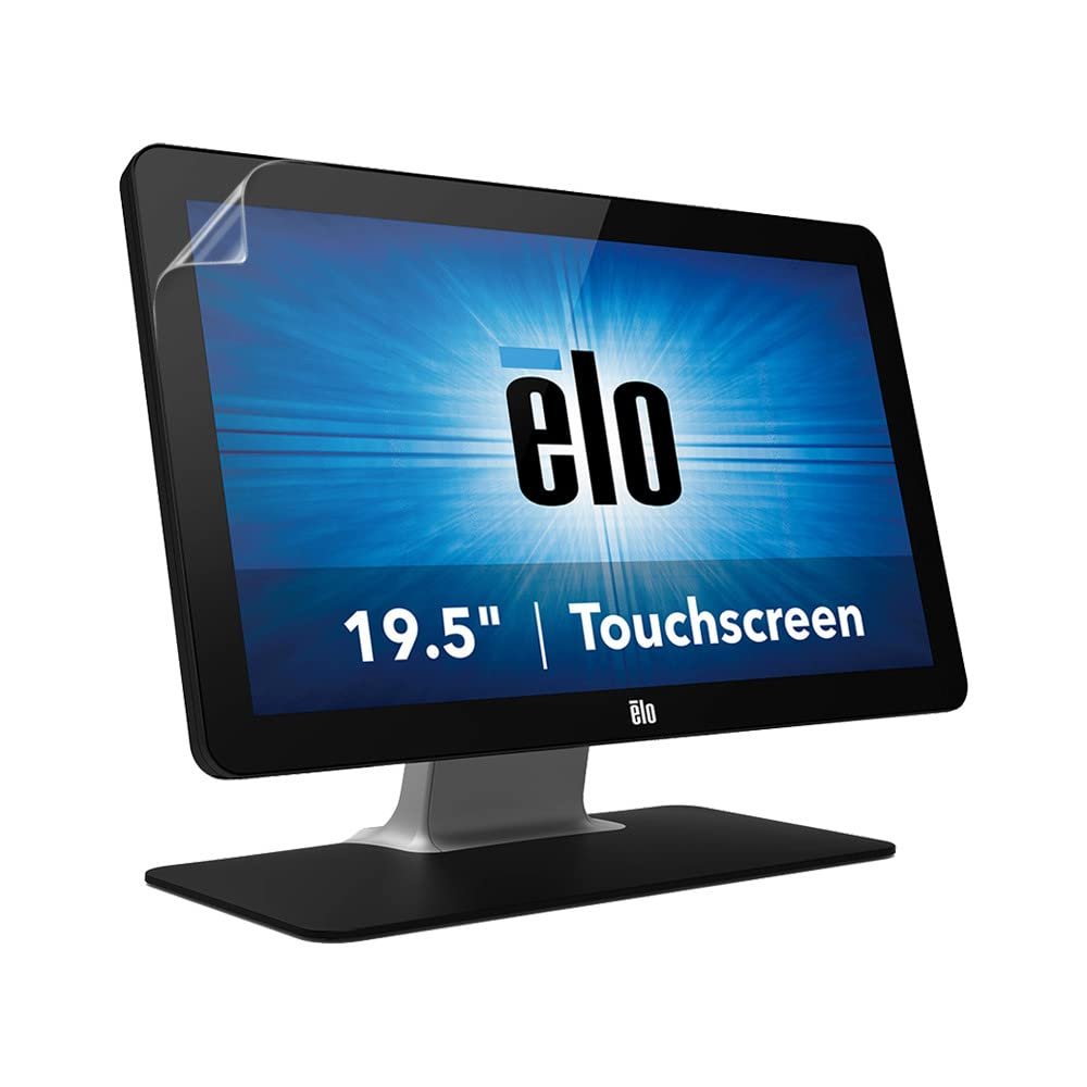 celicious Vivid Invisible Glossy HD Screen Protector Film Compatible with Elo 2002L 20 Touchscreen Monitor [Pack of 2]