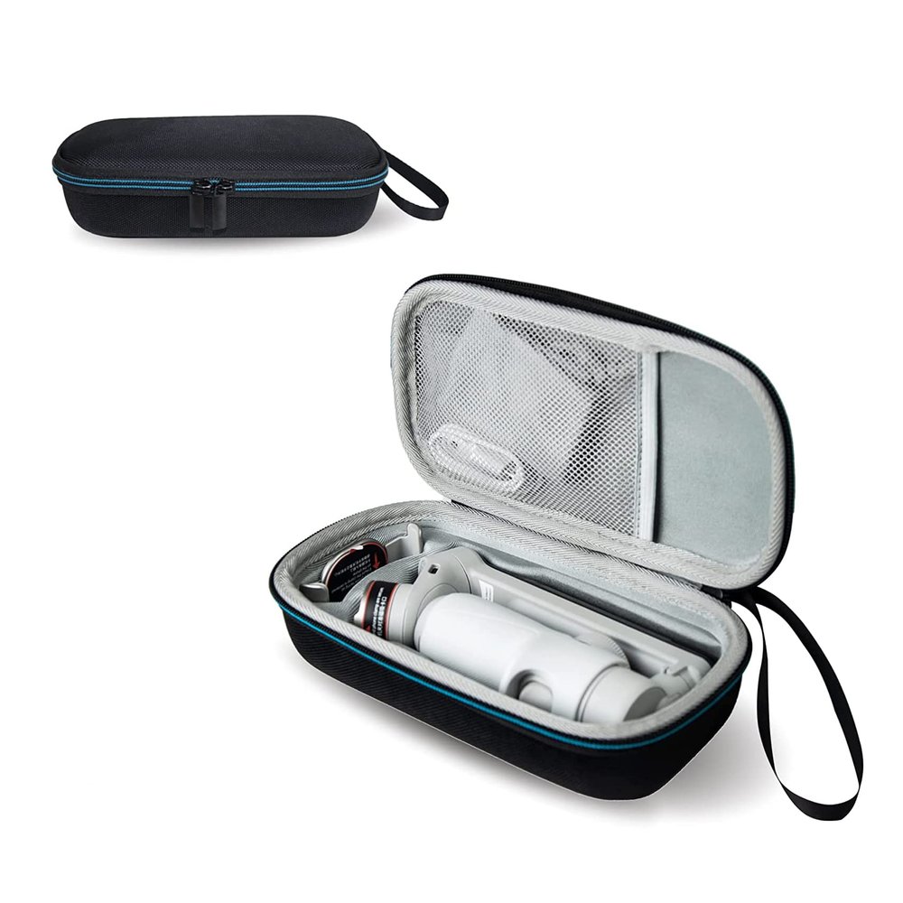 XBERSTAR Carrying Case for Insta360 Flow,Compatible with Insta 360 Flow AI-Powered Smartphone Stabilizer (black&blue zipper)