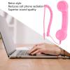 FOSA Retro Phone Handset, Classic Wired Telephone Receiver with 3.5mm Jack for Smartphones, Radiation Proof ABS Design for Home Office Use view 3
