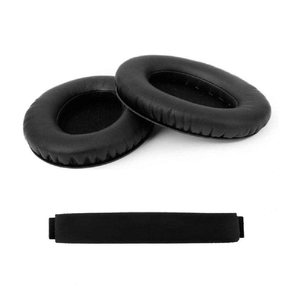 1 Pair Headphone Earpads + 1PCS Headband Headset Replacement Part for Sennheiser HD 418 419 428 429 439 438 448 449