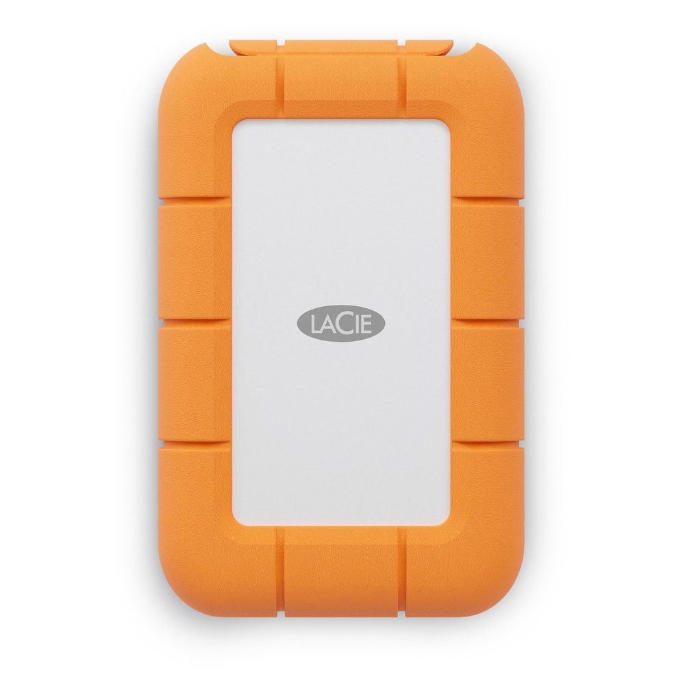LaCie Rugged Mini SSD 500GB Solid State Drive - USB 3.2 Gen 2x2, speeds up to 2000MB/s, Compatible with PC, Mac, and iPad (STMF500400)