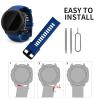 BaayCerrie for Garmin Instinct Watch Bands Replacement, Soft Silicone Strap Compatible with Garmin Instinct 2/ Solar/Tactical view 4
