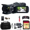 Canon Vixia HF G70 UHD 4K Camcorder (Black) (5734C002) + 64GB Memory Card + Bag + Card Reader + Flexible Tripod + Memory Wallet + Cap Keeper + Cleaning Kit (Renewed) view 1