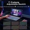 ABEIFAN for iPad A16 11th/10th Generation Case with Keyboard, 7 Colors Backlit Wireless Detachable Folio, Keyboard Cover for iPad 11 inch A16 2025/10th Gen 10.9 inch 2022 with Pencil Holder, Purple view 4