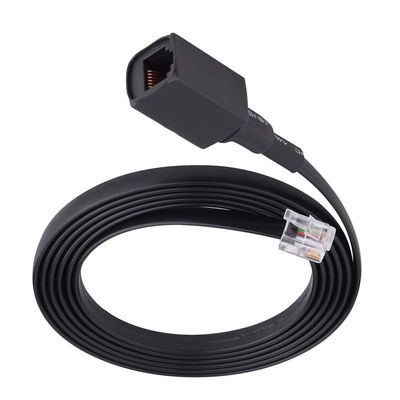 Microphone Extension Cable for 1.5M 6 Pin Removable Separation Handheld Mic Extension Cable Cord for Radio Talkie FT-7800R FT-8800R FT-7900R FT-8900R