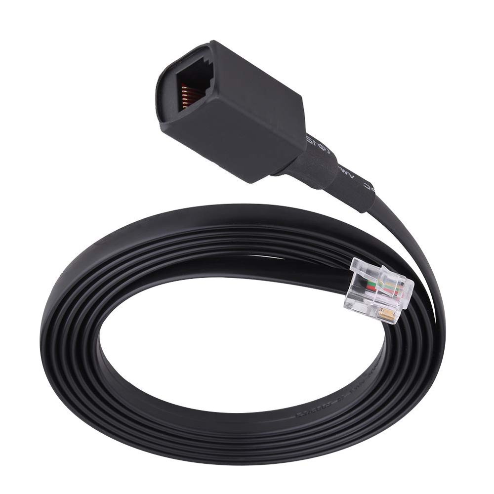 Microphone Extension Cable for 1.5M 6 Pin Removable Separation Handheld Mic Extension Cable Cord for Radio Talkie FT-7800R FT-8800R FT-7900R FT-8900R