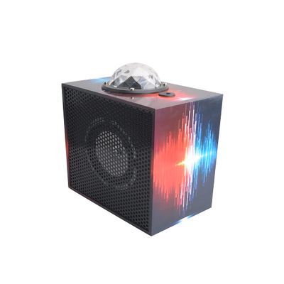 Beat Box Wireless Bluetooth Speaker with Dancing LED Lights & Starlight for Adults & Kids (Soundwaves)