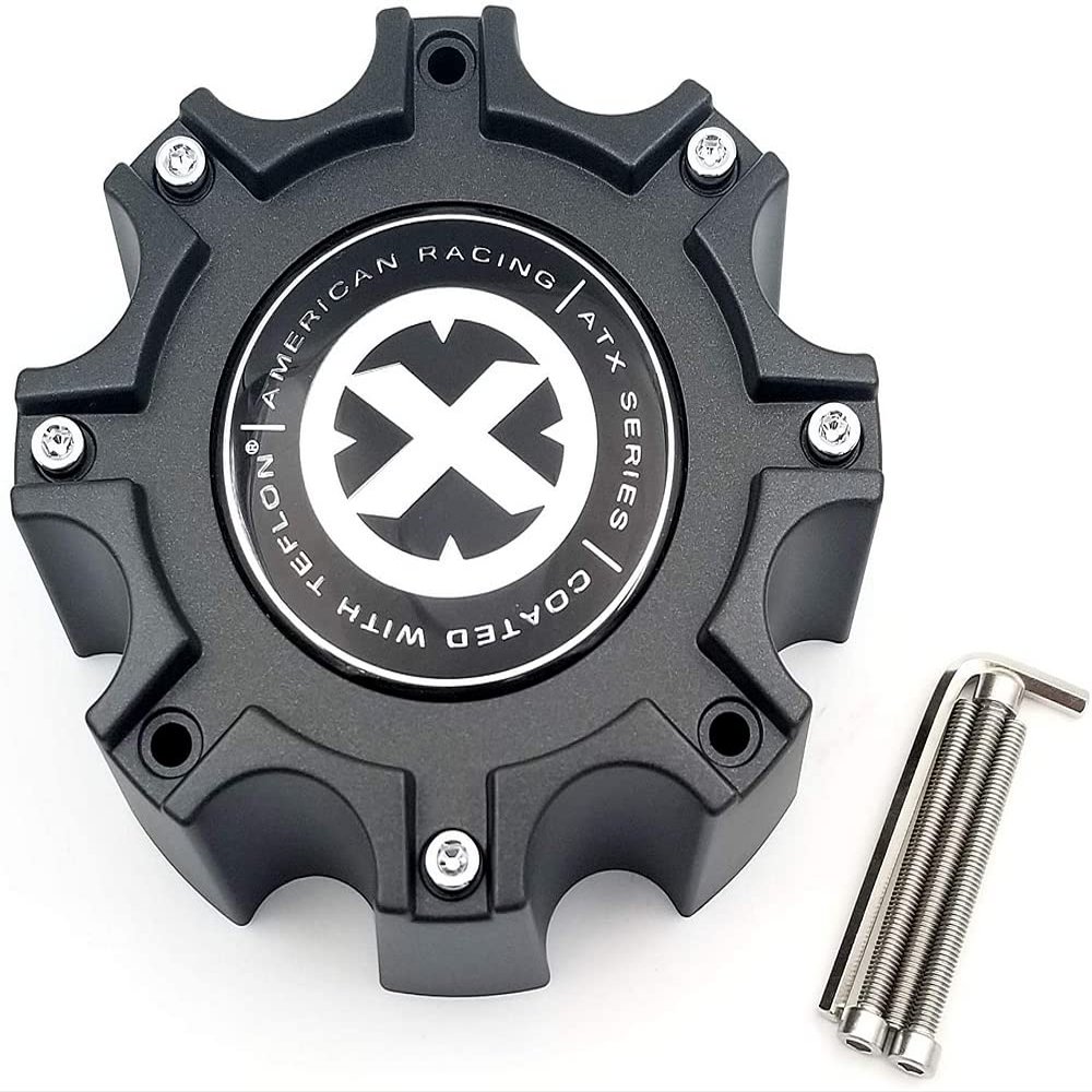 ATX Series ATX Cap Style A Black 8 Lug - 377B1708HT