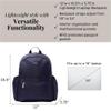 Baggallini Essential Laptop Backpack - 16x12 Inch Travel Backpack with 16" Laptop Sleeve - Lightweight Luggage Backpack view 3