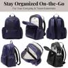 Baggallini Essential Laptop Backpack - 16x12 Inch Travel Backpack with 16" Laptop Sleeve - Lightweight Luggage Backpack view 4