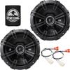 KICKER Speakers 6.5 inch for Toyota Camry (Sedan) 1992-2001 Upgrade Kit - Pair of DS Series with Harness, Coaxial 6 1/2 Car Audio Front Door Speaker DSC650, 43DSC6504 view 1