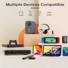 HISION Mini Bluetooth Portable 1080P Projector - 8500L Lumens, 5W Speaker, LED, Blue, USB, Bluetooth, HDMI, Remote Control view 4