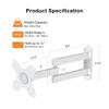 TV Wall Mount, Bracket for Most 13-32 inch LED, LCD Monitor and Plasma TVs, Max VESA 100x100mm by XINLEI, White (MA1330W) view 2