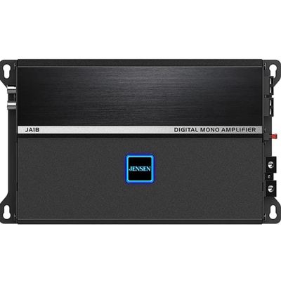 Jensen JA1B 290W RMS Monoblock Class-D Car Audio Compact Amplifier with DSP