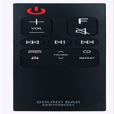 AKB75595331 Remote Control Fit for LG Sound Bar SN6Y SL6Y SPH4B-W SPN5B-W SL4 SNC4R SPJ4-S S65S3-S SPL5B-W SPH4B-W SL5Y SL4Y SL7Y SN7CY