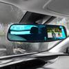 Audiotek 4.3 Dual Mirror Dash Cam, Built in DVR with G Sensor Front Rear View HD Camera Reverse Monitor Loop Recording 170 Degree Wide Angle Support 32GB Full HD 1080P view 4