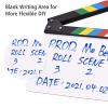 Professional Cinema Jacket, Namolit 30 x 24 cm Film Slat, Clapperboard for Acrylic Film, Cutting Action Scene Slate for Movie Lovers, Amateur Film Maker view 3