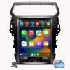 Android 14 Car Stereo Radio for Ford Explorer 2011-2019 12.1 Inch Vertical Screen Tesla Style with Android AUTO Wireless Carplay Bluetooth 4G WiFi DSP GPS Navigation Multimedia Player view 1