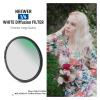 NEEWER 52mm Soft White Diffusion 1/4 Cinematic Dream Mist Effect, Ultra Thin Waterproof and Scratch Resistant, 30 Layers Coated Nano HD Optical Glass for Video/Portraits view 2