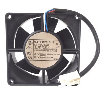 12V 3312/12 215mA 3.7W 9232 Cooling Fan 3-Wire