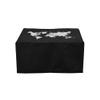kwmobile Dust Cover Compatible with Epson EcoTank ET-2850 / EcoTank ET-2856 - Printer Case - White/Black - Travel Outline view 4