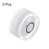 HARFINGTON 3pcs Round Bubble Level 18x9mm Mini Circular Bullseye Spirit Levels for Leveling Camera Tripod Telescope Workshop Turntable Pictures Frame, White view 3