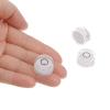 HARFINGTON 3pcs Round Bubble Level 18x9mm Mini Circular Bullseye Spirit Levels for Leveling Camera Tripod Telescope Workshop Turntable Pictures Frame, White view 4