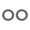 Rebower Speaker Foam Edge Surround Rings Rubber Perforated Subwoofer Rings Replacement Parts [for Repair or DIY Speaker Decoration] - 5.5 inch/Black / 2Pack view 1